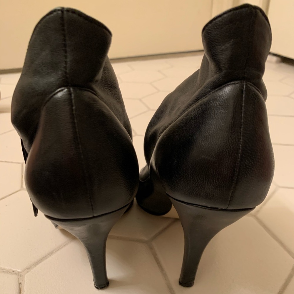 Steven By Steve Madden Black Open-Toe Booties - image 4
